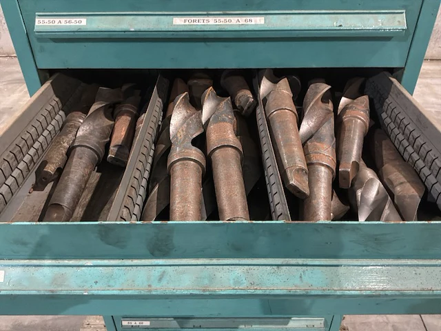Lista industriële metalen ladekast - afbeelding 9 van  12
