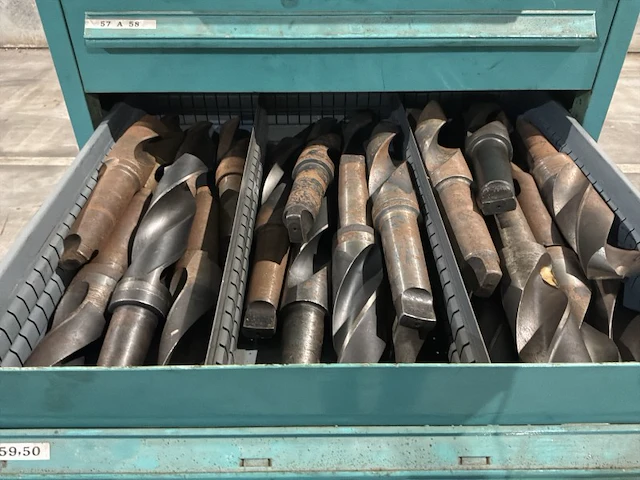 Lista industriële metalen ladekast - afbeelding 10 van  12