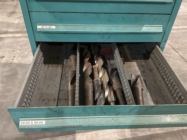 Lista industriële metalen ladekast - afbeelding 2 van  13