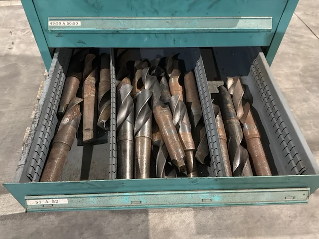 Lista industriële metalen ladekast - afbeelding 3 van  13