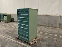 Lista industriële metalen ladekast