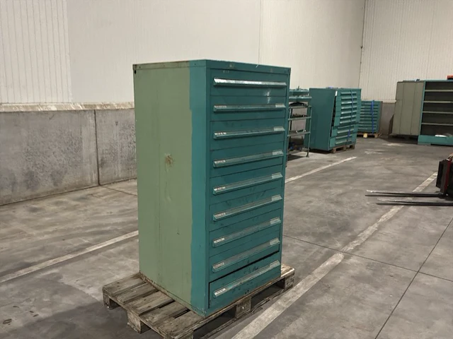 Lista industriële metalen ladekast - afbeelding 6 van  13