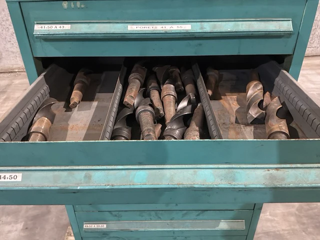 Lista industriële metalen ladekast - afbeelding 10 van  13