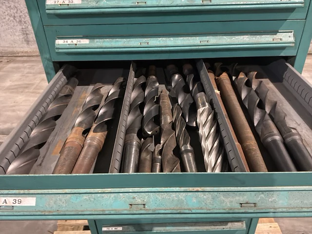 Lista industriële metalen ladekast - afbeelding 2 van  17