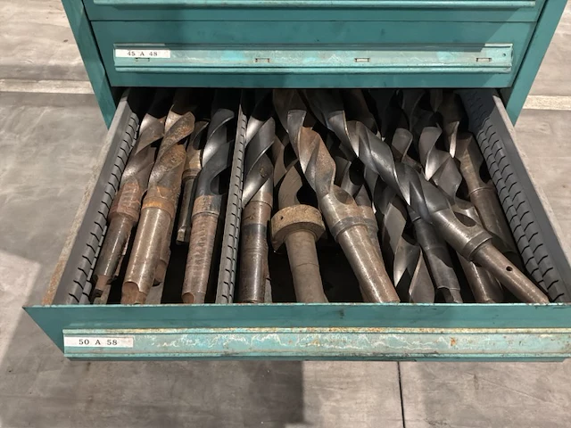 Lista industriële metalen ladekast - afbeelding 6 van  17