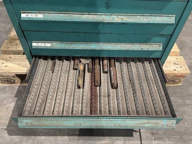 Lista industriële metalen ladekast - afbeelding 9 van  17