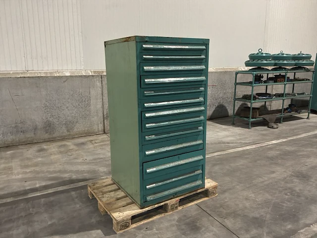 Lista industriële metalen ladekast - afbeelding 10 van  17