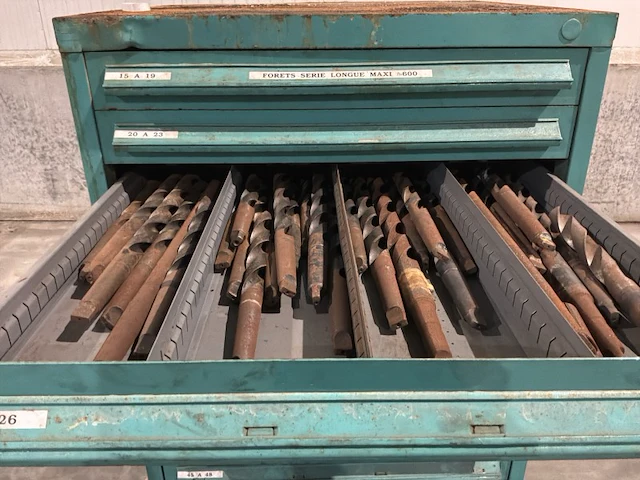 Lista industriële metalen ladekast - afbeelding 15 van  17