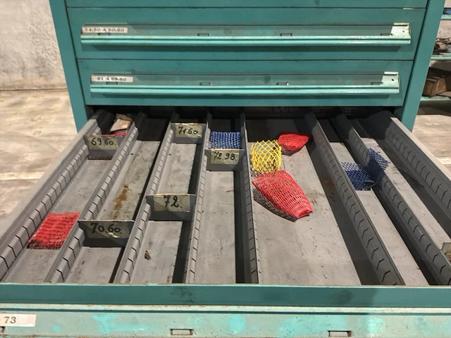 Lista industriële metalen ladekast - afbeelding 2 van  16