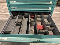 Lista industriële metalen ladekast - afbeelding 4 van  16
