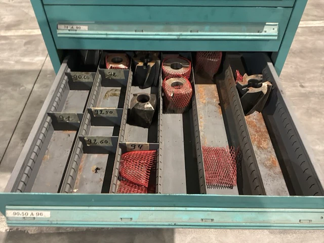 Lista industriële metalen ladekast - afbeelding 5 van  16