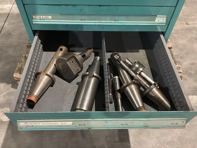 Lista industriële metalen ladekast - afbeelding 7 van  16