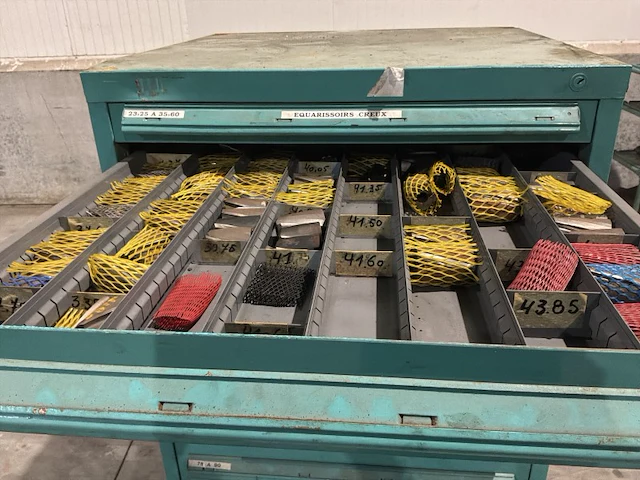 Lista industriële metalen ladekast - afbeelding 13 van  16