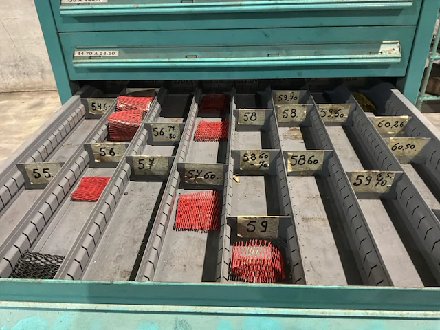 Lista industriële metalen ladekast - afbeelding 15 van  16