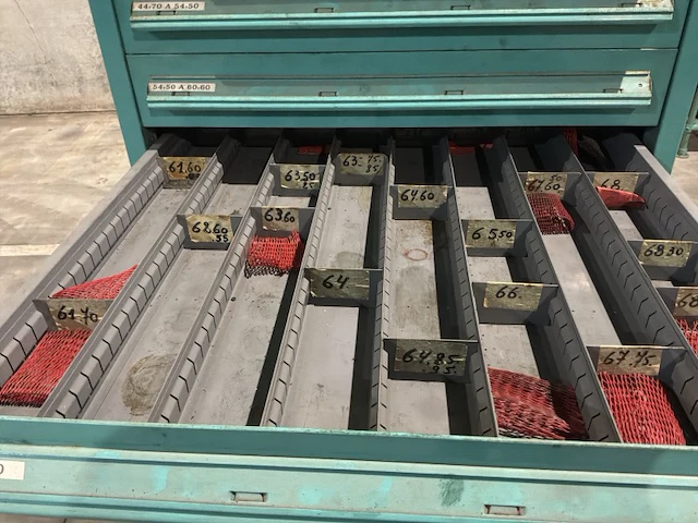Lista industriële metalen ladekast - afbeelding 16 van  16