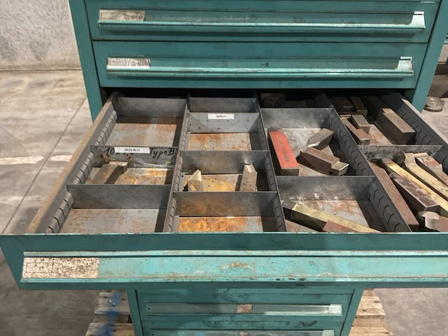 Lista industriële metalen ladekast - afbeelding 2 van  17