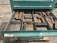 Lista industriële metalen ladekast - afbeelding 3 van  17
