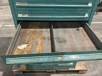 Lista industriële metalen ladekast - afbeelding 4 van  17