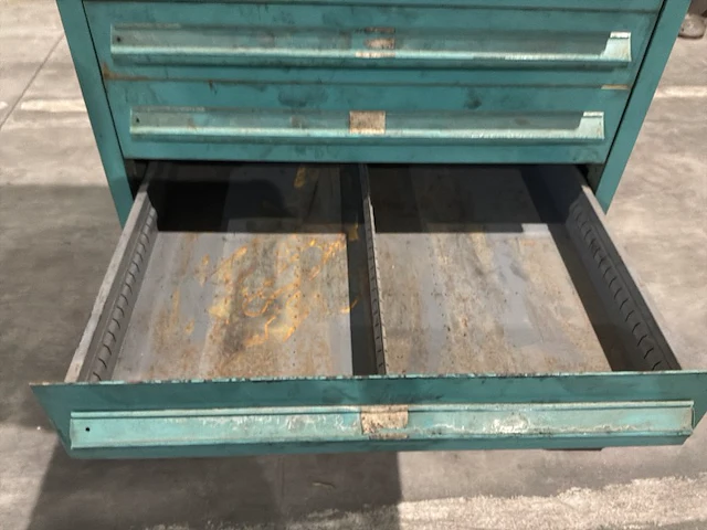Lista industriële metalen ladekast - afbeelding 6 van  17