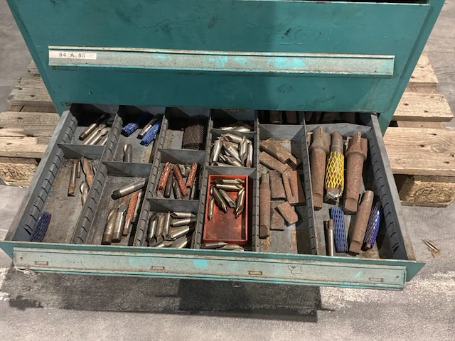 Lista industriële metalen ladekast - afbeelding 3 van  11