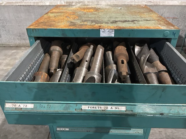 Lista industriële metalen ladekast - afbeelding 7 van  11