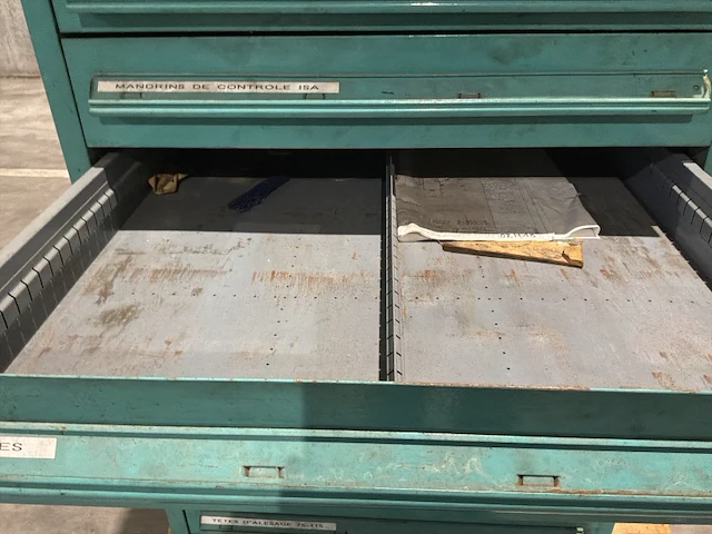 Lista industriële metalen ladekast - afbeelding 2 van  20