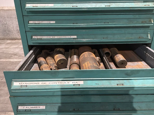 Lista industriële metalen ladekast - afbeelding 3 van  20