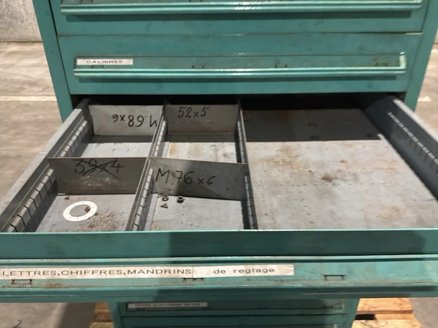Lista industriële metalen ladekast - afbeelding 5 van  20