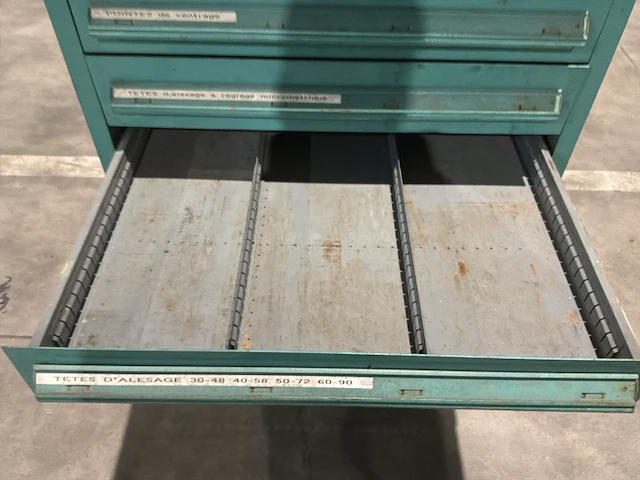 Lista industriële metalen ladekast - afbeelding 9 van  20