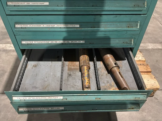Lista industriële metalen ladekast - afbeelding 10 van  20
