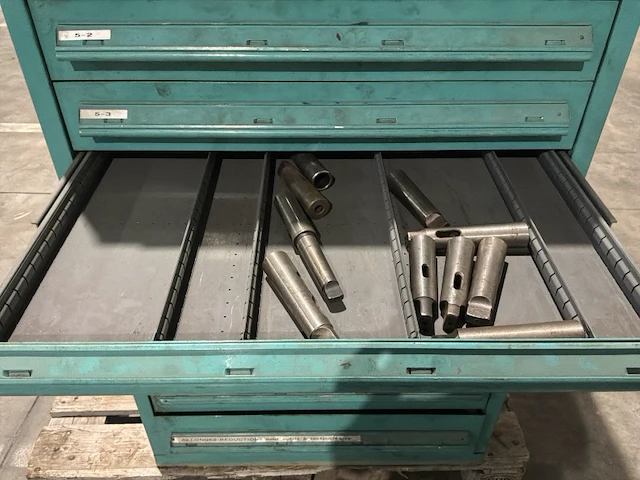 Lista industriële metalen ladekast - afbeelding 4 van  18