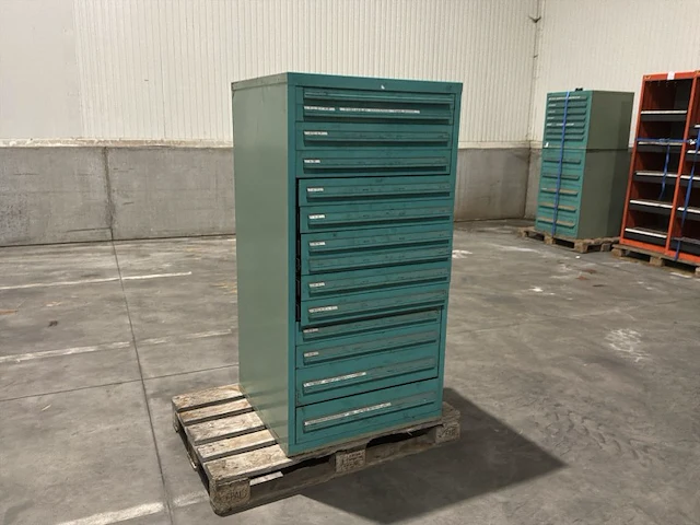 Lista industriële metalen ladekast - afbeelding 11 van  18