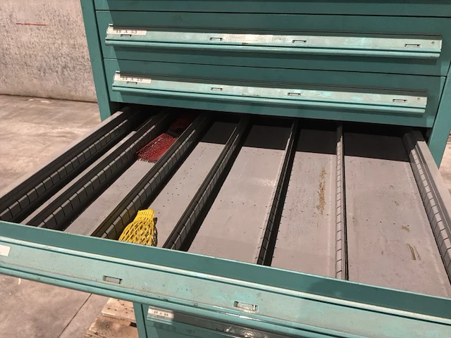 Lista industriële metalen ladekast - afbeelding 2 van  16