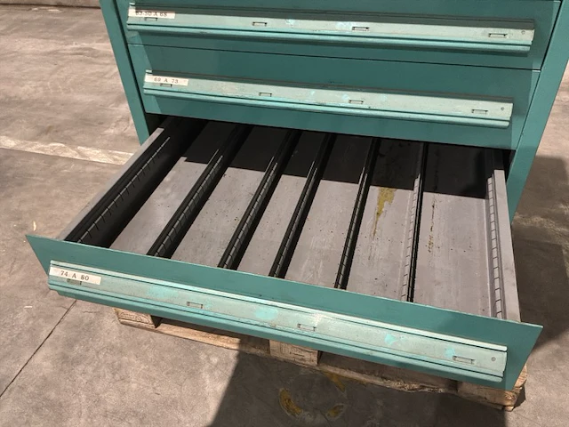 Lista industriële metalen ladekast - afbeelding 5 van  16