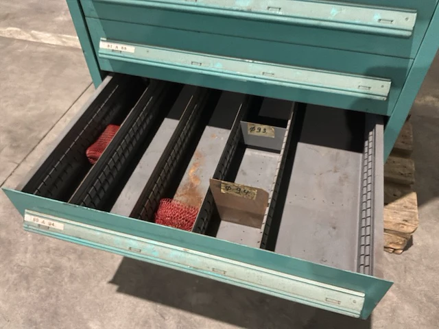 Lista industriële metalen ladekast - afbeelding 7 van  16