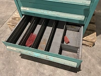 Lista industriële metalen ladekast - afbeelding 8 van  16