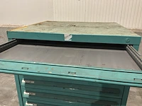 Lista industriële metalen ladekast - afbeelding 12 van  16