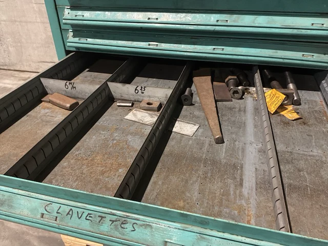 Lista industriële metalen ladekast - afbeelding 2 van  18