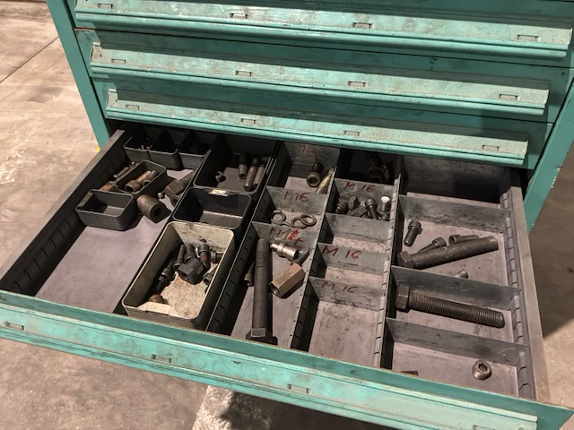 Lista industriële metalen ladekast - afbeelding 7 van  18