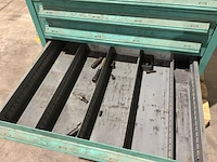 Lista industriële metalen ladekast - afbeelding 8 van  18