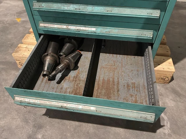 Lista industriële metalen ladekast - afbeelding 10 van  18