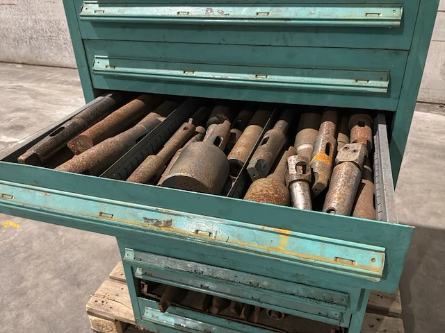 Lista industriële metalen ladekast - afbeelding 2 van  14