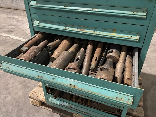 Lista industriële metalen ladekast - afbeelding 3 van  14
