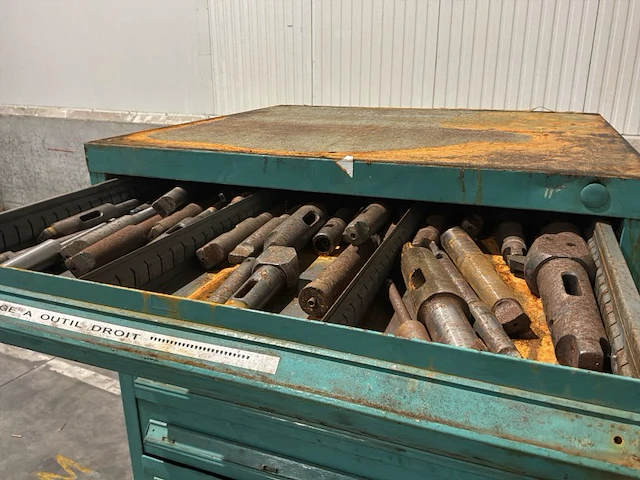 Lista industriële metalen ladekast - afbeelding 10 van  14