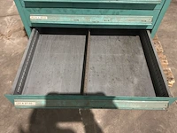 Lista industriële metalen ladekast - afbeelding 2 van  12