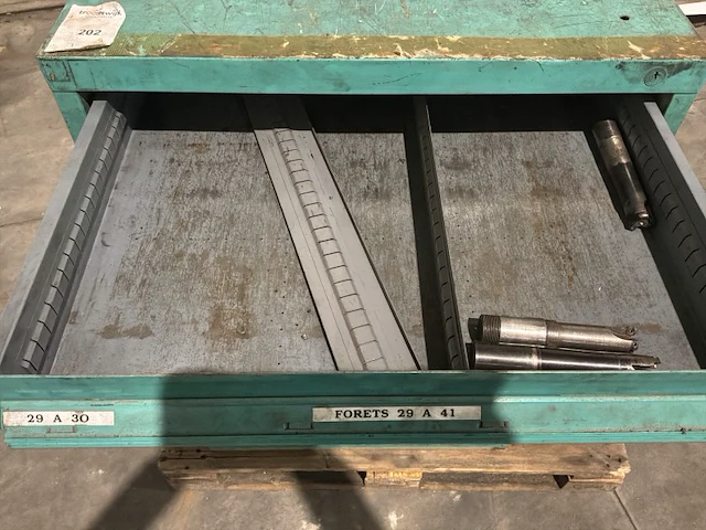 Lista industriële metalen ladekast - afbeelding 8 van  12