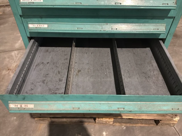 Lista industriële metalen ladekast - afbeelding 11 van  12