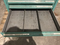 Lista industriële metalen ladekast - afbeelding 4 van  16