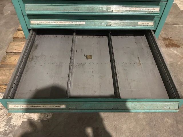 Lista industriële metalen ladekast - afbeelding 5 van  16