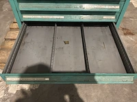 Lista industriële metalen ladekast - afbeelding 5 van  16